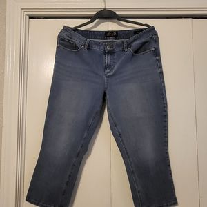 Seven 7 skinny crop jeans